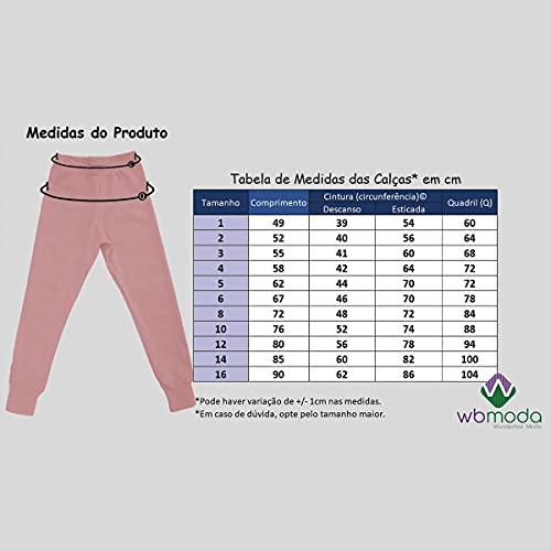 Calca Menino Infantil Kit Com 3 Em Meia Malha Algodão clh1k - Multi Cores - 3