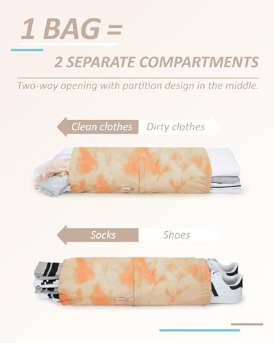 Image of BAGSMART Compression Packing Cubes for Travel, Lightweight Vacation Essentials, Suitcase Organizer Bags, Durable Luggage Organizer (2 /4 /6 Set)