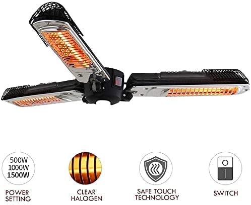 Chauffe-Terrasse Radiant à Infrarouge Série WD - 3000 watts