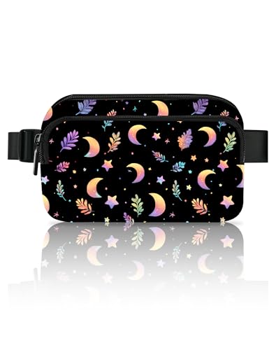 Image of Moon Fanny Pack for Women Belt Bag Fashion Everywhere Waist Pouch Lightweight Crossbody Bags with Adjustable Strap