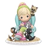 The Hamilton Collection Precious Moments Cats are Like Potato Chips, Sometimes You Can Never Have Just One Hand-Painted Cat-Themed Figurine