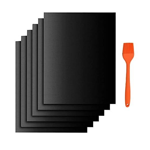 YOWAO Grillmatten für Gasgrill - Backpapier Wiederverwendbar Dauerbackfolie Nicht Klebrig Wiederverwendbar Leicht zu Reinigen für Holzkohlegrill, Elektronischen Grill, Backofen