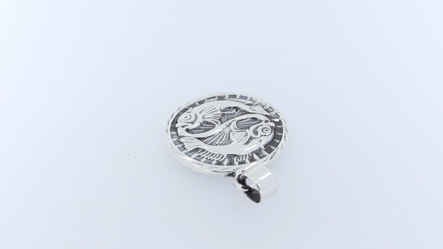 Collana Argento 925 Oro Rosa Personalizzata Segno Zodiacale Pesci E Pietra Kunzite