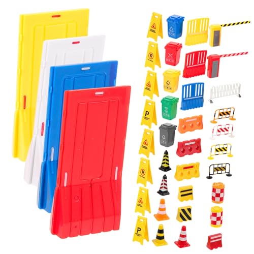 CORHAD Mini Traffic Sign Toy Educational Road Sign Model Simulation Road Toys Boys and Girls