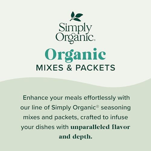 Simply Organic Mild Taco Seasoning, Certified Organic, Vegetarian | 1 oz | Pack of 12
