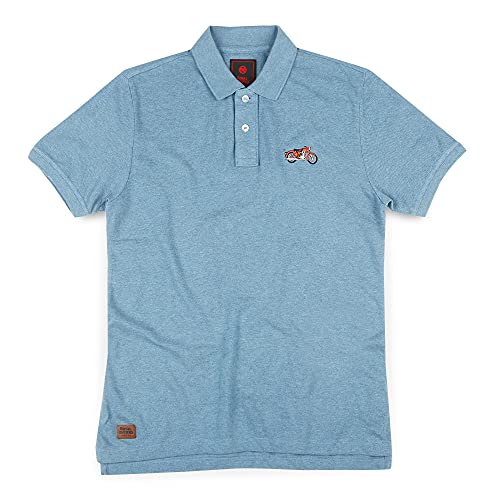Image of Royal Enfield Colourful Himalayan Crew T-Shirt Blue L