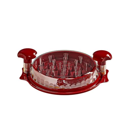 Trituradora y rebanadora de carne multifuncional con cubierta transparente, 3 colores (negro/burdeos/crema), mango ergonómico, trituración eficiente (27,5 x 8 cm)