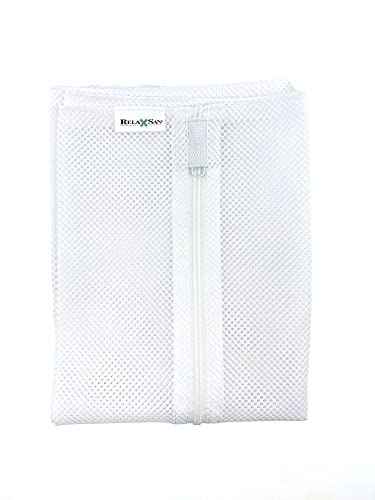 Relaxsan WAB1 - Retina per lavatrice 40x35 cm, sacchetto lavatrice salva reggiseno, calze, collant, calzini, intimo, scarpe