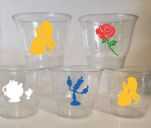 Beauty and the Beast Birthday Party Cups Set of 12