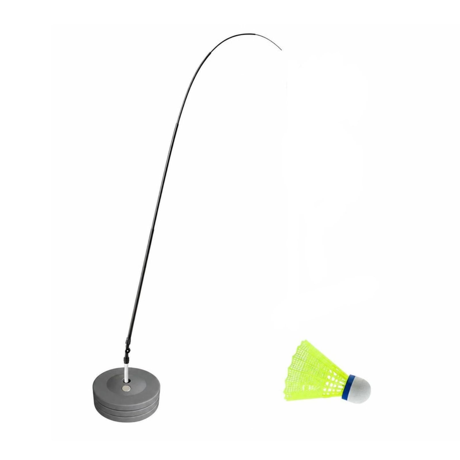 Amagogo Attrezzo Allenamento Badminton con Base Acqua Ritorno Automatico Volano con Cavo Elastico per Pratica Individuale in Casa Palestra