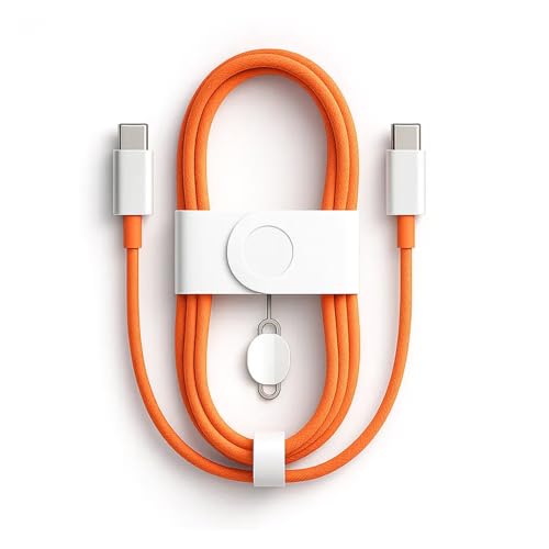 Image of USB Type C Cable 3 A 1 m Nylon Braided 3FT 60W PD Type C to Type C Port USB Universal Fast Charging (Compatible with Iphone 15 /16 /17 Pro /Pro max /17 Air / 16e /15 /16 plus, & all compatible devices