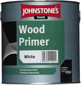 2.5LTR - JOHNSTONES TRADE WOOD PRIMER WHITE