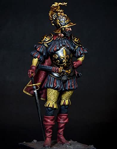 Figura de resina guerrero antiguo 1:24 sin armar 75 mm miniatura 2
