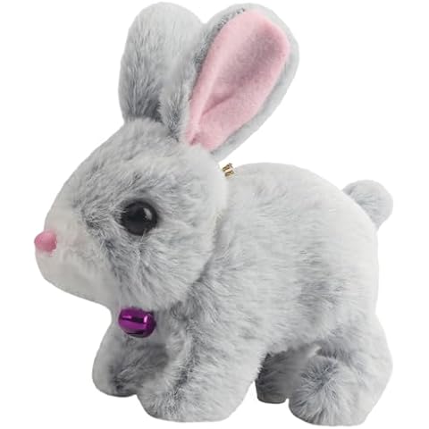 A-SZCXTOP Interactive Plush Hopping Rabbit Toy Cover