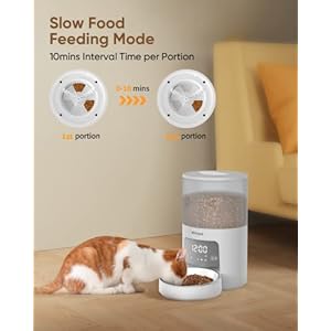 Automatic cat feeders  5g wifi pet feeder with app control 4l dry food dog feeder with low food  blockage alarms 1 10 meals per day up to 10s meal call for pets   cucciolini doodles