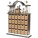 Precious Moments Countdown to Christmas Advent Calendar with Storybook – Wood/Resin Holiday Set with Figurines – 251438