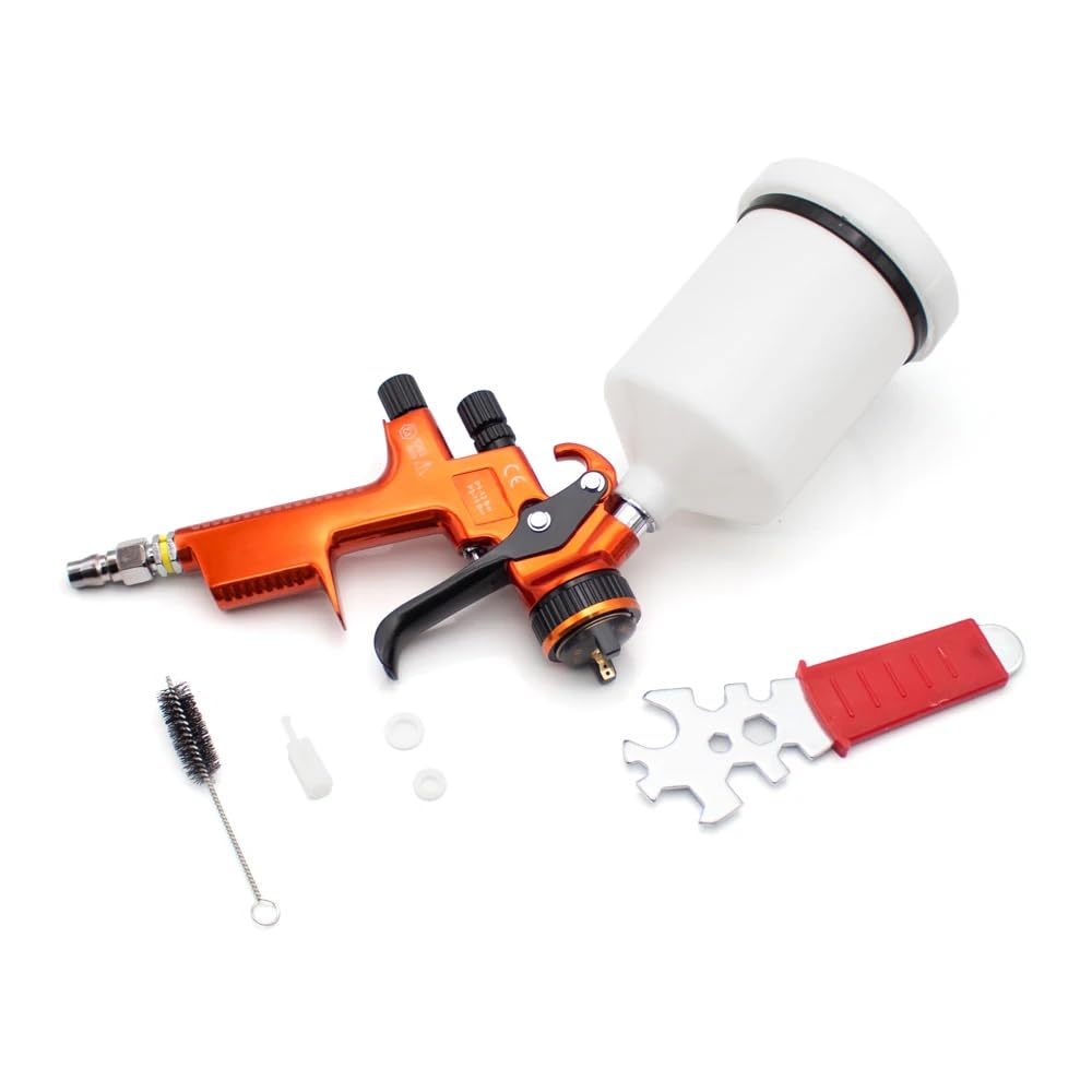 Automatyczny pistolet natryskowy do malowania blachy, wysoka atomizacja HVLP regulowany opryskiwacz pneumatyczny 1,3 mm standardowa dysza interfejs G1/4