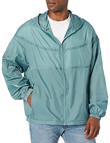 Bella Canvas Mens Full Zip Windbreaker, Bermuda, X-Large Us #TOP28