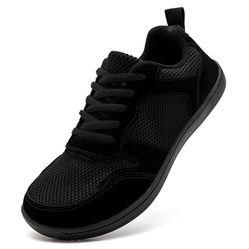 FUJEAK Barefoot Shoes Women Sneakers Walking Wide Toe Box Shoes Women Minimalist Zero Drop Shoe Breathable Fashion Sneakers Width Casual