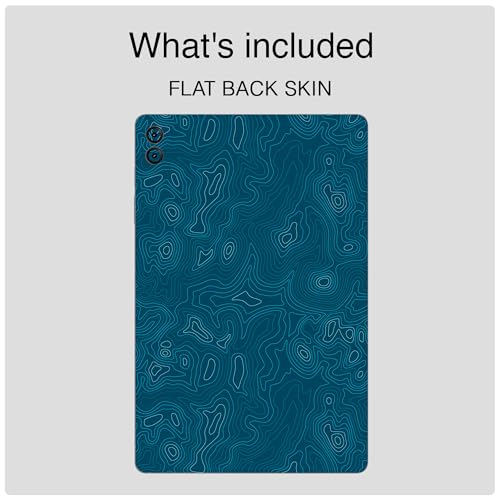 Image of Capes Tablet Skins Compatible with Samsung Galaxy Tab S9 FE Plus | Ultra-Thin Protective Film | Anti-Scratch Vinyl Decal Skin | Not Case /Cover (Aqua, Back Skin)
