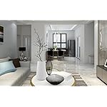 Simple Vase for Flowers Plants, Matte Vases for Modern Table Shelf Home Decor Wedding Boho Decor, 6" H Frosted Elegant Ceramic Vase for Pampas Grass Fluffy Stem Bouquet Lavender Flowers (White, 1) - Image 2