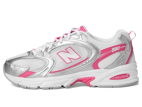 New Balance Women's 530 Metallic Silver/Pink4
