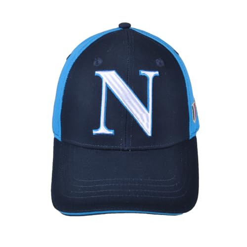 Enzo Castellano SSC NAPOLI Gorra de béisbol, Producto Oficial, Turquesa, Talla Unica