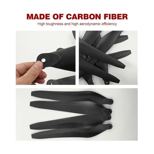 Hélice Pliante Composite de Carbone 3411 Ultra-Robuste pour Drone X9