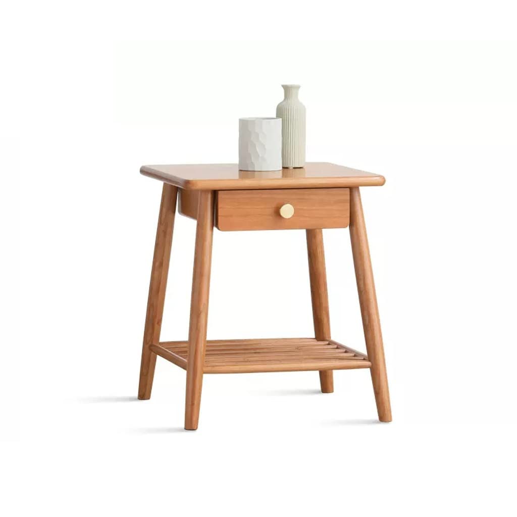 Table basse en bois double plateau de rangement gain de place pour canapé