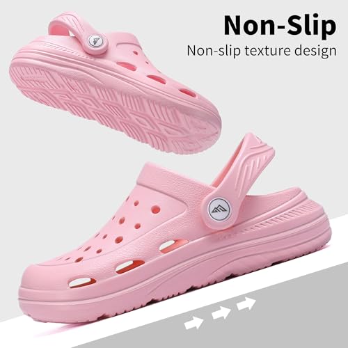 Image of Kids Tie Dye Garden Clogs for Boys Girls | Lightweight Slip-On Water Shoes with Arch Support