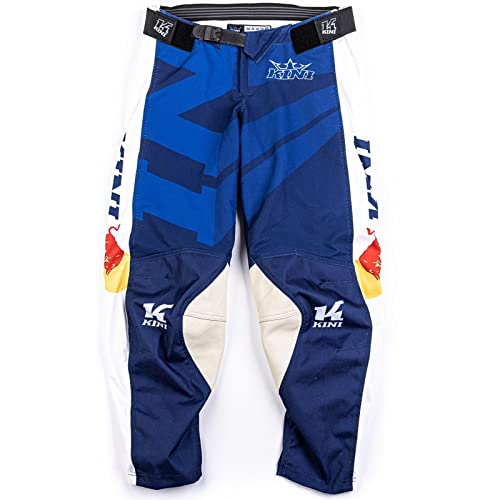 Kini Red Bull Division V 2.2 Pantalones de motocross (Blue/White,M)