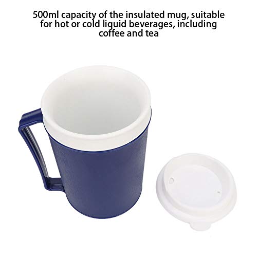 Tazza da caffè isolata antigoccia da 500 ml con