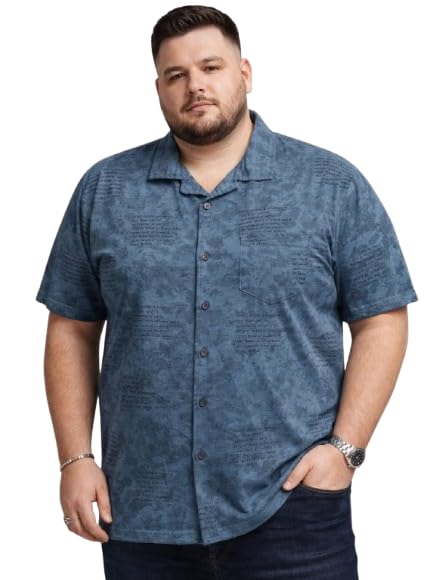 austivo Men Plus Size Casual Shirt Whith Pocket-picture-19