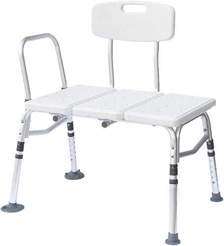 Chaise élévatrice pour baignoire et douche avec pieds antidérapants, assemblage gratuit, outil médical, tabouret de sécurité, banc de transfert de bain et douche, pour personnes âgées handicapées
