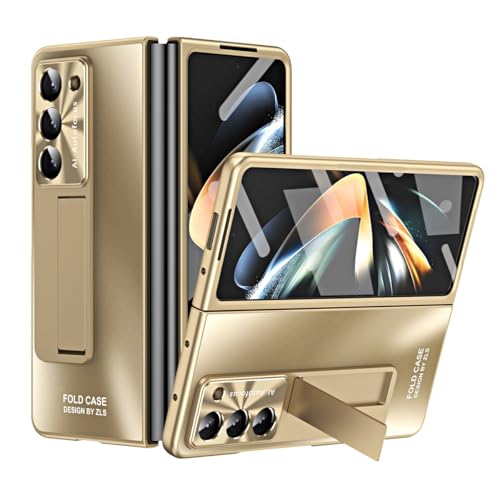Samsung Galaxy Z Fold 6 ΉP[XALbNX^htAیP[XAt{fBP[XAXN[veN^[ASamsung pdbP[X(Gold)