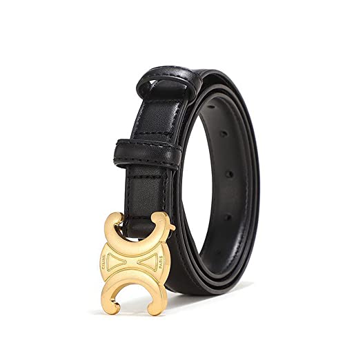 Damen Gürtel Mode Hohlschnalle Gürtel Ledergürtel für Jeans...