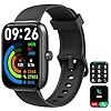 Smart Watch for Men Women with Bluetooth Call, Alexa Built-in, Heart Rate & Sleep Monitor, 1.83" DIY Dial Fitness Watch with 100+ Sport Modes, IP68 Waterproof, Compatible with Android iOS