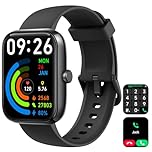 Smart Watch for Men Women with Bluetooth Call, Alexa Built-in, Heart Rate & Sleep Monitor, 1.83" DIY Dial Fitness Watch with 100+ Sport Modes, IP68 Waterproof, Compatible with Android iOS