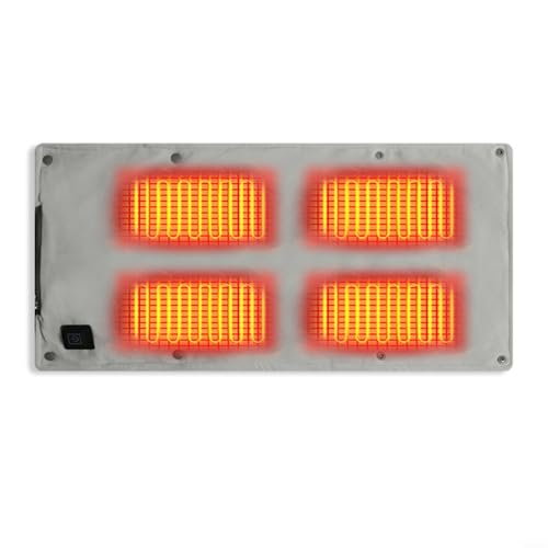 GANCEI Calentador de manos plegable con calefacción USB con tecnología de grafeno y control de temperatura ajustable para un calor seguro en el trabajo o viajes (gris)