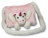 Inware Kindermuff Einhorn pink, Muff super flauschig für Kinder, 23x20cm, 6193