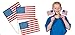 144 pc pack - 4 1/2" x 3" Paper US Flags