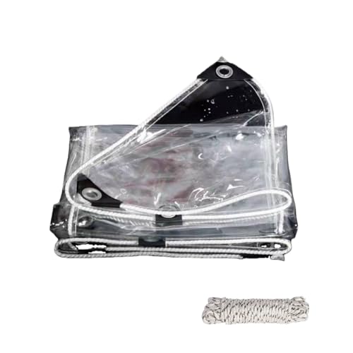 Lona impermeable para cenador y camping con cuerda protectora de leña 2