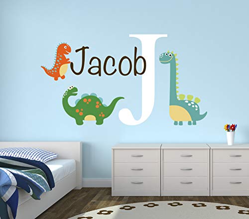 Vinilo Decorativo Dinosaurio Personalizado 30"x16"