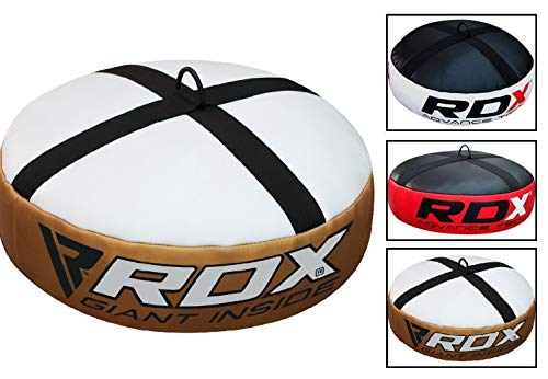 RDX Double End Anchor Bag for Boxing Training, Heavy Duty Floor Punching Bag, Great for Punching, MMA, Kickboxing, Muay Thai, Karate, BJJ and Taekwondo