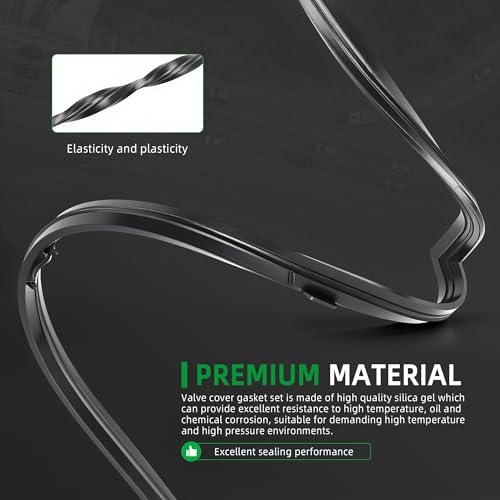 Image of Valve Cover Gasket Set,Timing Cover Gasket Set for Chevy Equinox /Captiva /Malibu,for GMC Terrain,for Buick Regal /Lacrosse /Verano,2.0L /2.4L,10-15,OE 12593309 12608604 14130912 TCS46079 VS50778R