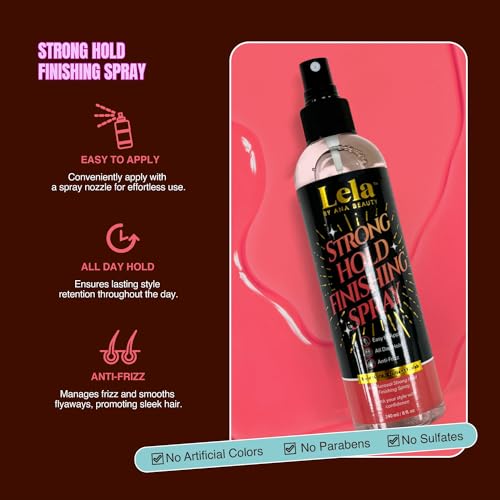 Lela Beauty Strong Hold Finishing Spray 240mL miniatura 2