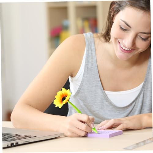 Set de 11 bolígrafos florales con tinta gel negro miniatura 5