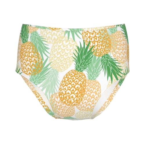 Fruits Pineapples Girls' Underwear Soft Cotton Little Girls Panties Comfort Briefs