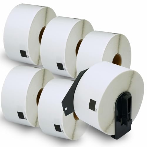 DK-11208 Étiquettes de Tri pour Expédition et Rangement Domestique - Pack de 6 Rouleaux