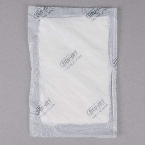 5" x 7" Absorbent Meat, Fish, and Poultry Pad, Complies with USDA & FDA requirements - 1000/Case